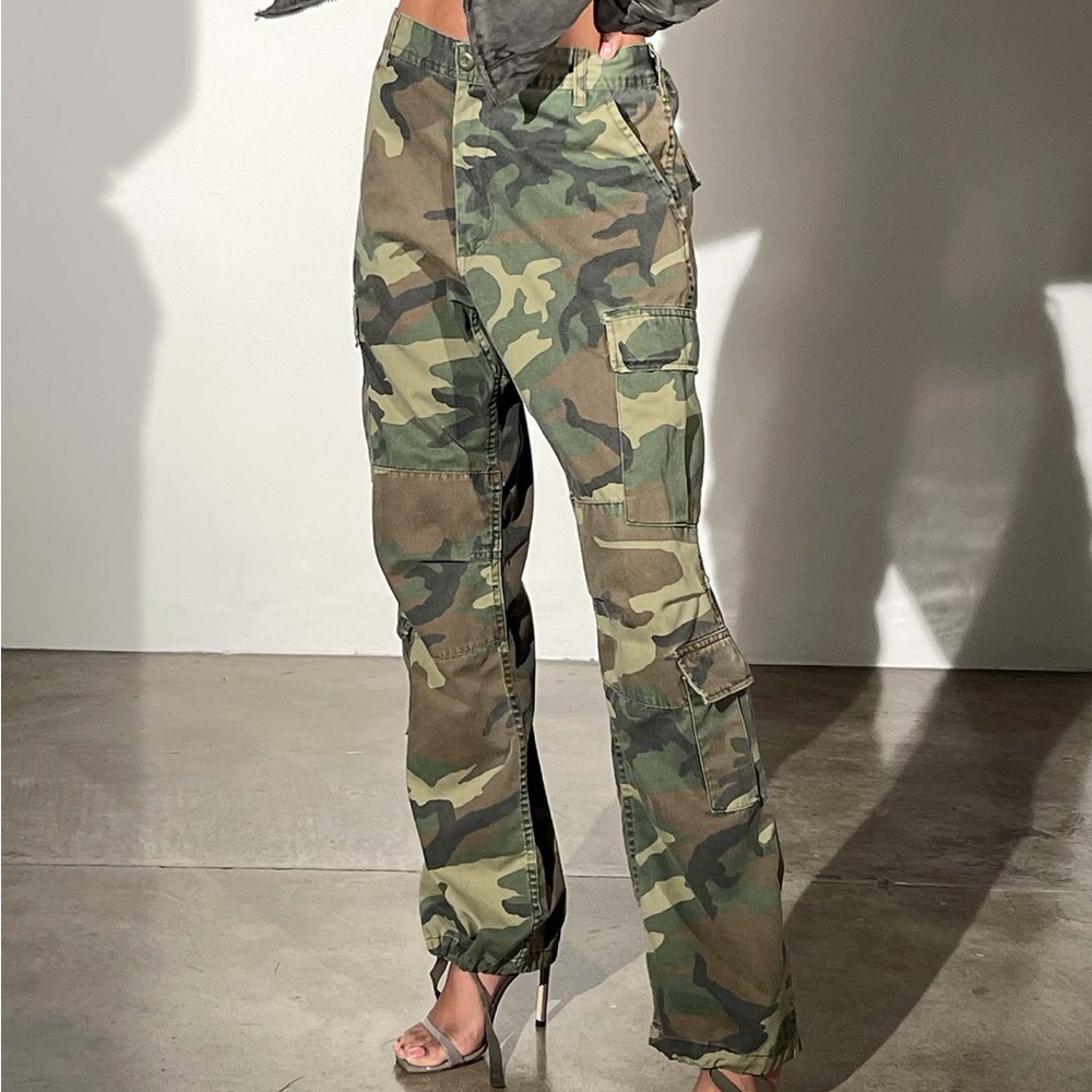 Local European camo cargo pants